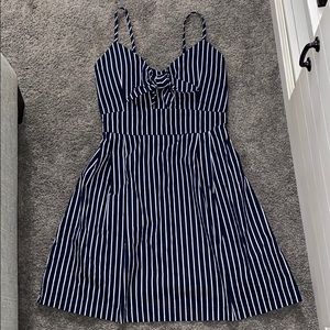 Navy Blue Mini Dress